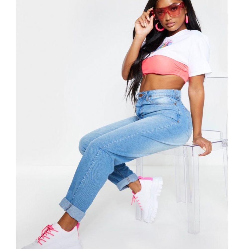 Oversized shaped pants